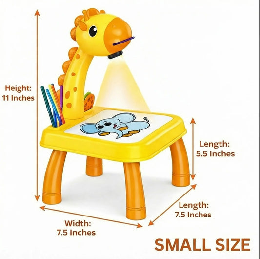 3 In 1 Kids educational Drawing Projector Table - Small size