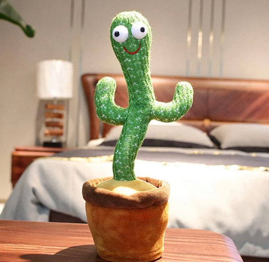 Portable Twisting Music Dancing Cactus Toy