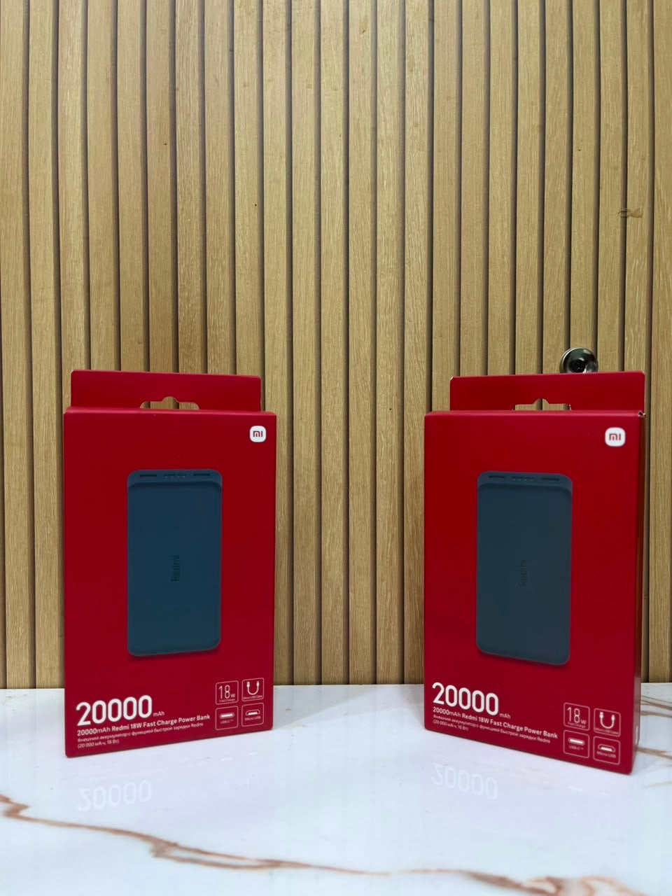 Redmi 20,000 mAh Fast Charging Powerbank - Black