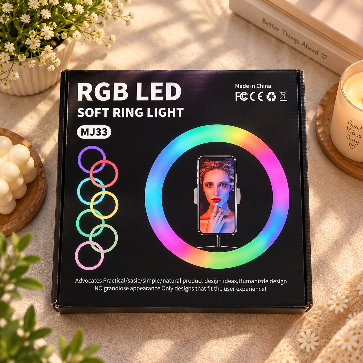 RGB Professional Led Ringlight with 7ft Tripod Stand