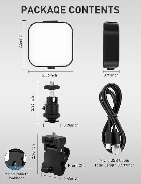 RGB Rechargeable Selfie Light