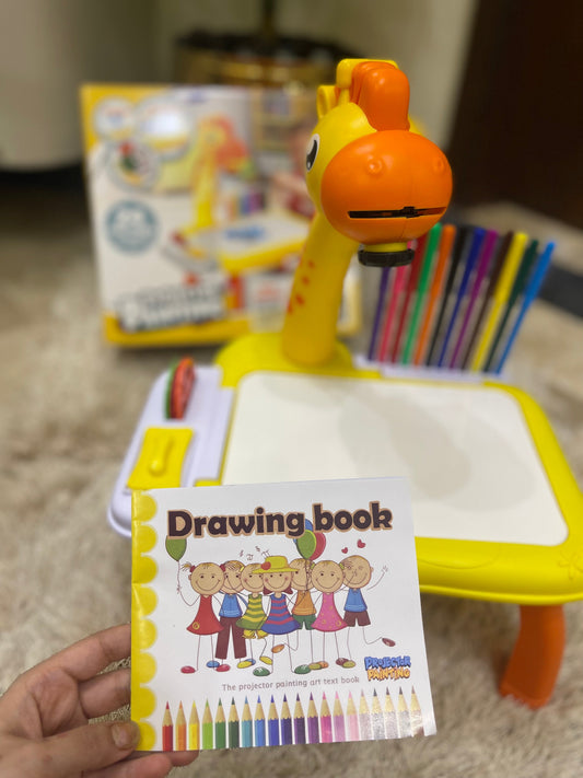 Educational Projector Drawing Table Yellow