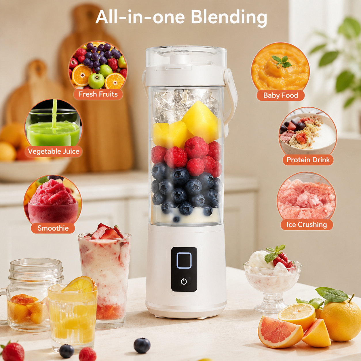 Rechargeable Juicer Blender