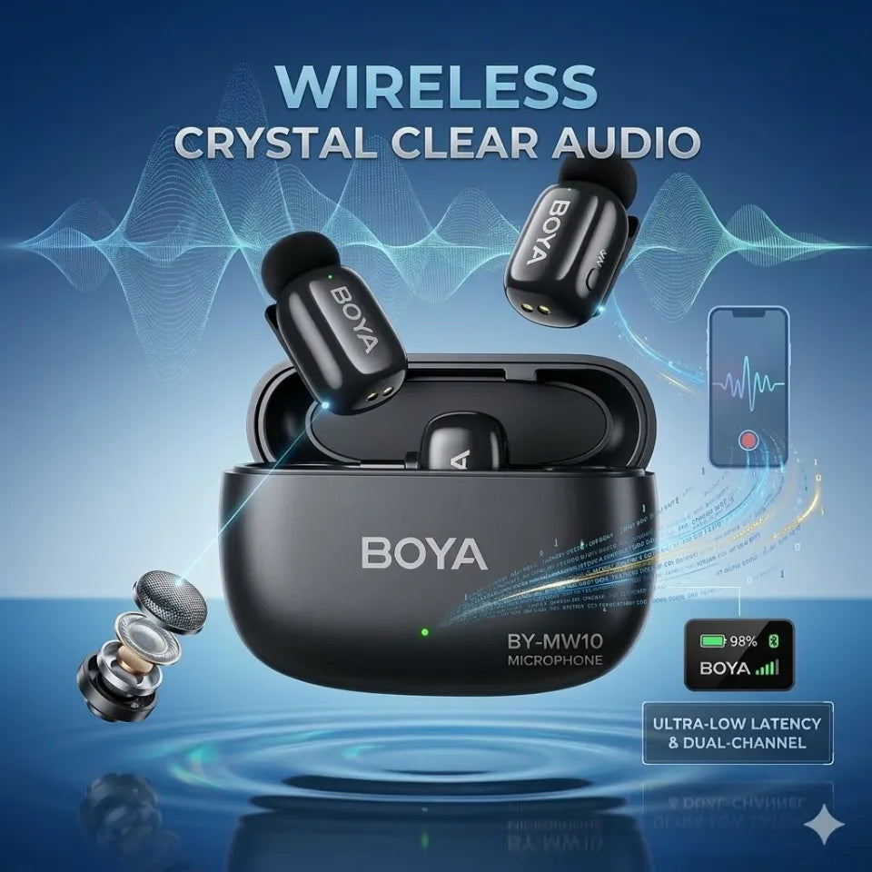 Boya BY-MW10 Wireless Live Microphone