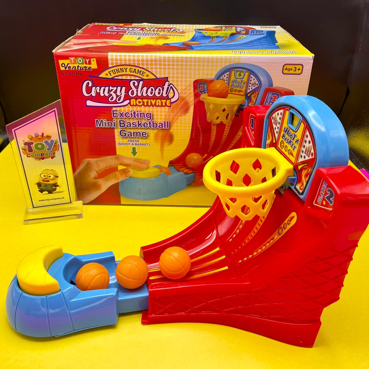 Crazy Shoot Activate - Basketball Mini Fun Toy Game