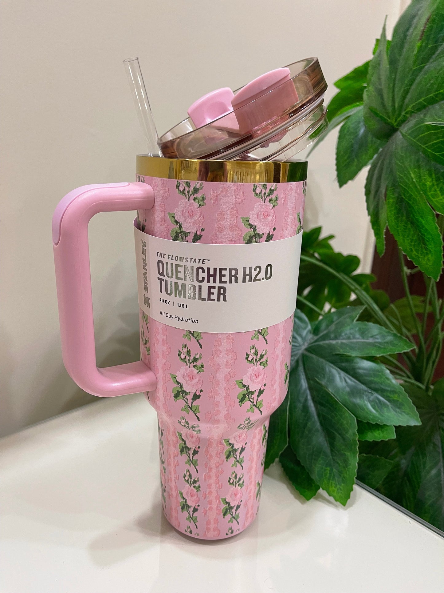 Stanley x Love Shack Fancy - Tumbler Quencher Pink 40oz