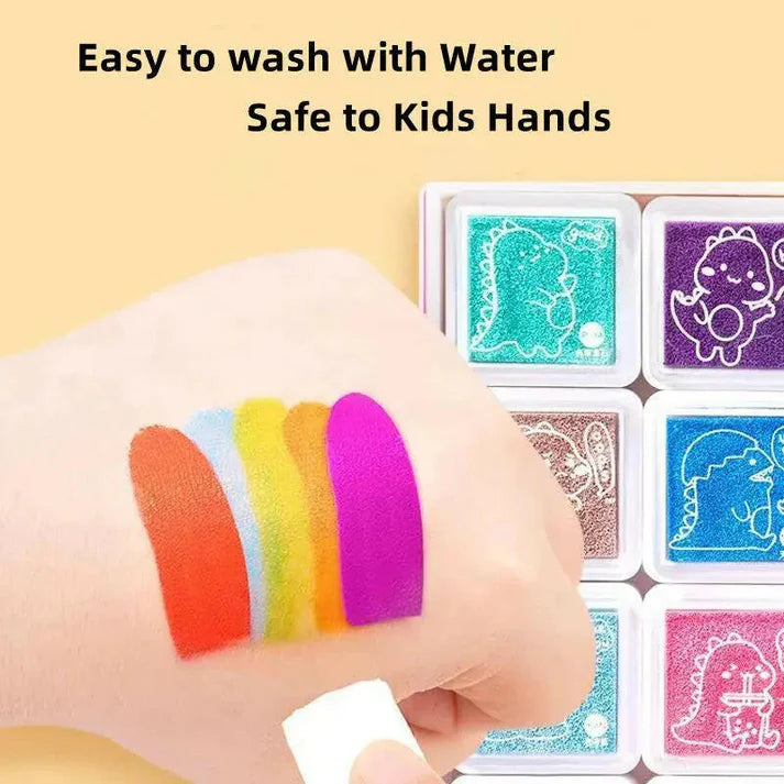 Creative Finger Painting Book for Toddlers – Doodle & Color - 24 colors with 32 cards
