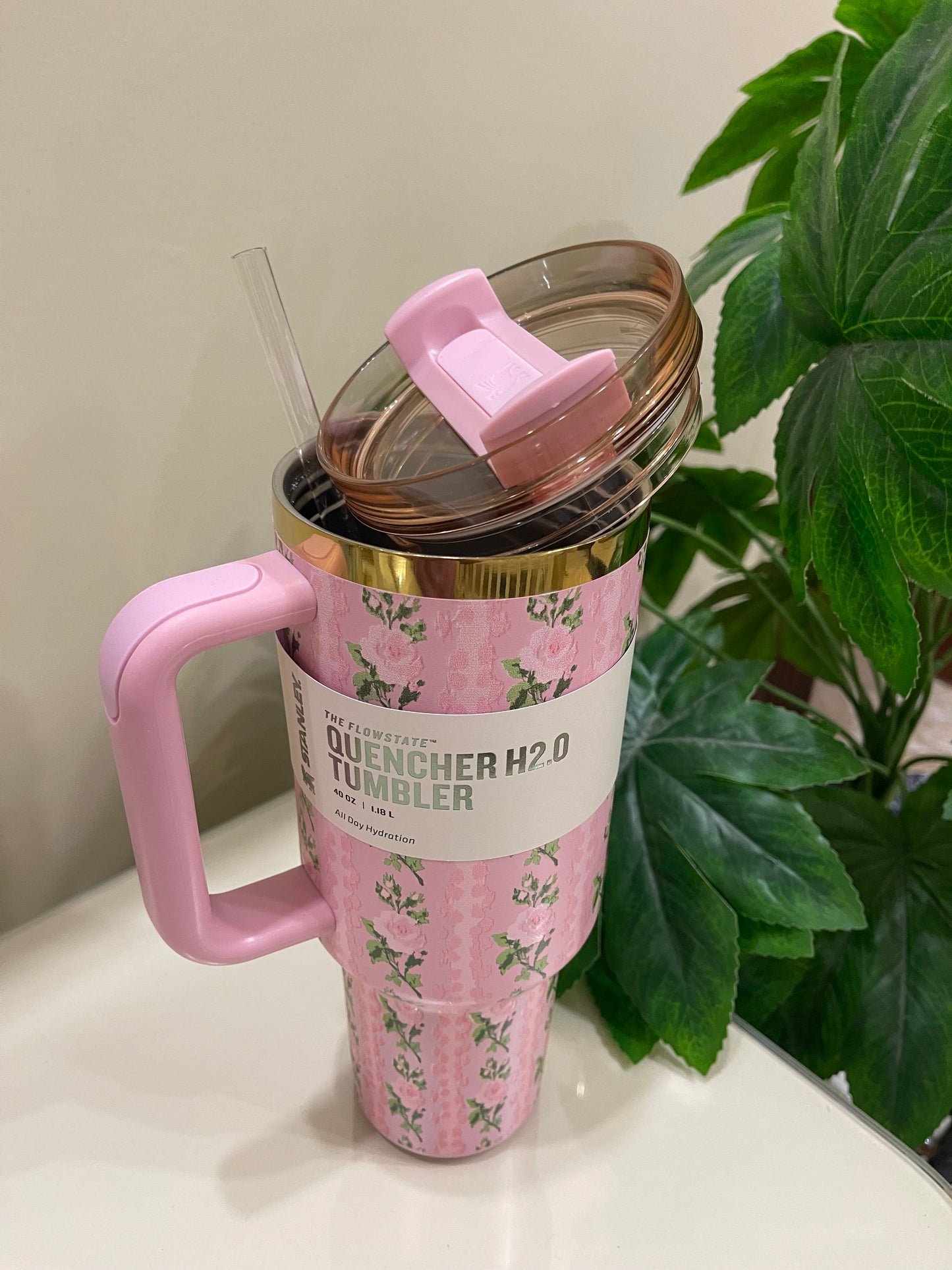 Stanley x Love Shack Fancy - Tumbler Quencher Pink 40oz