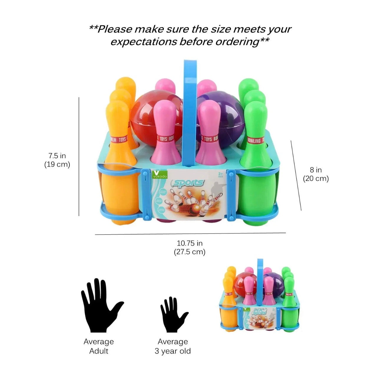 Bowling Game Set For Kids