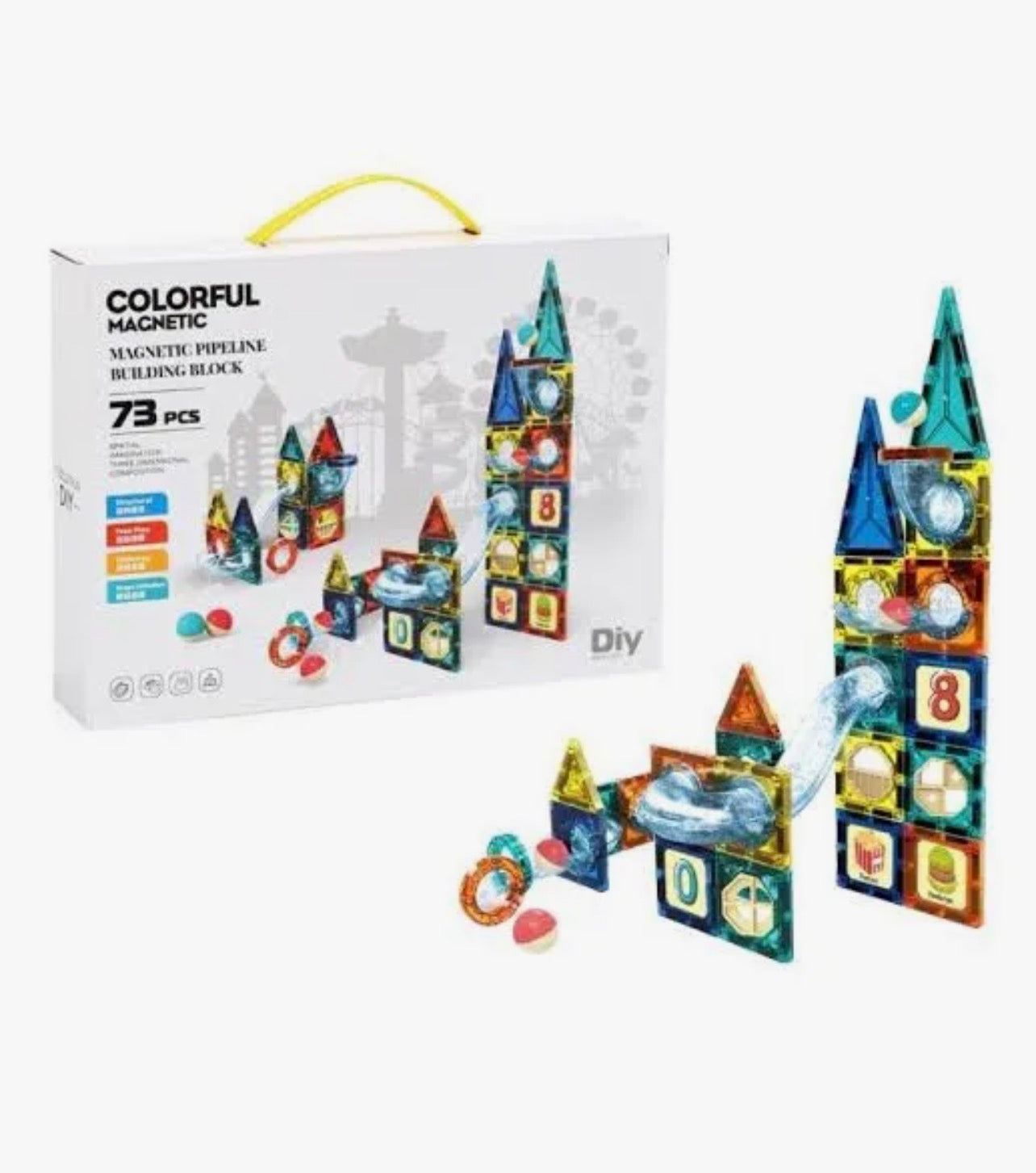 Magnetic Tiles Building Blocks for Kids
