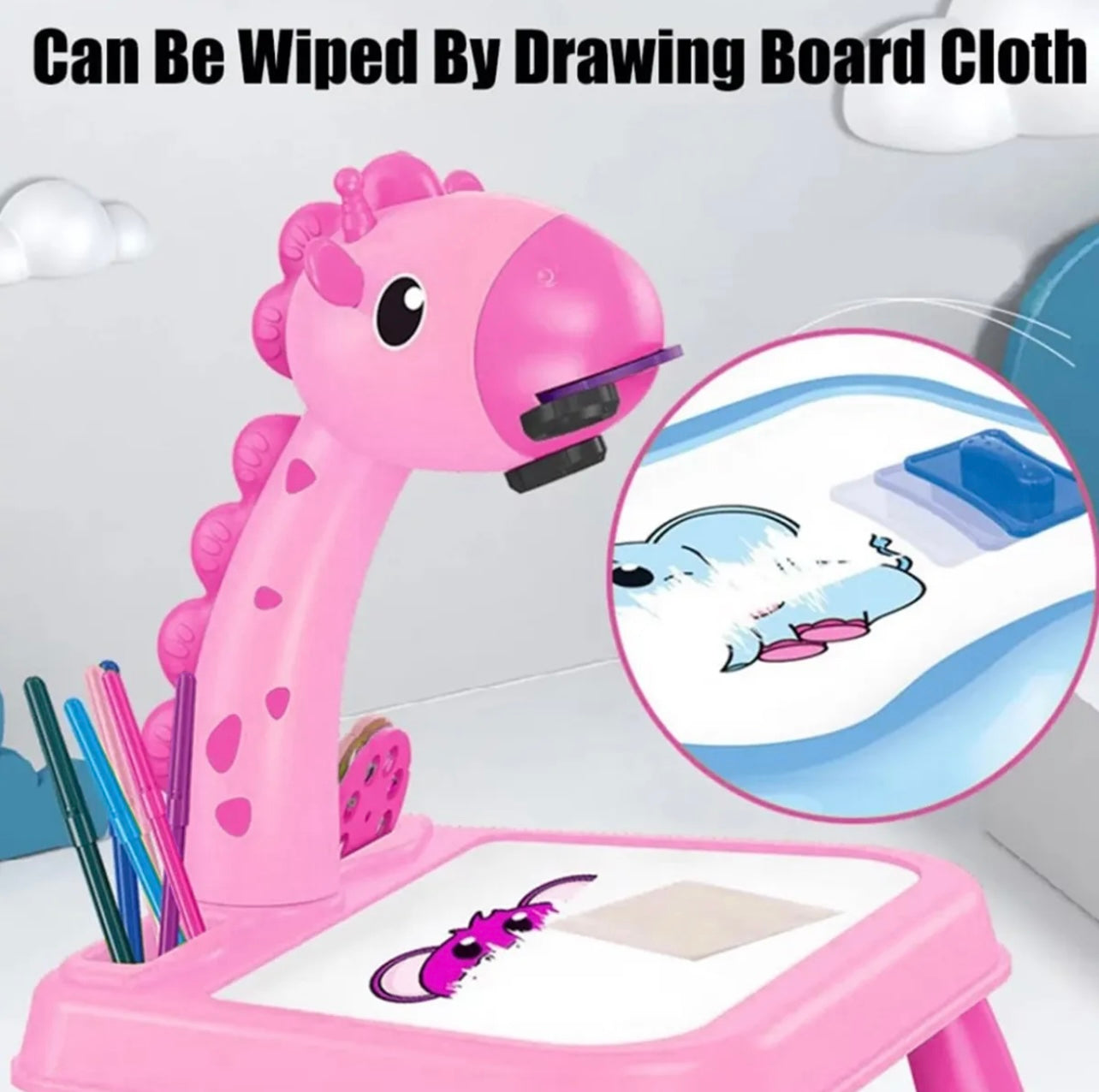 Educational Projector Drawing Table Pink
