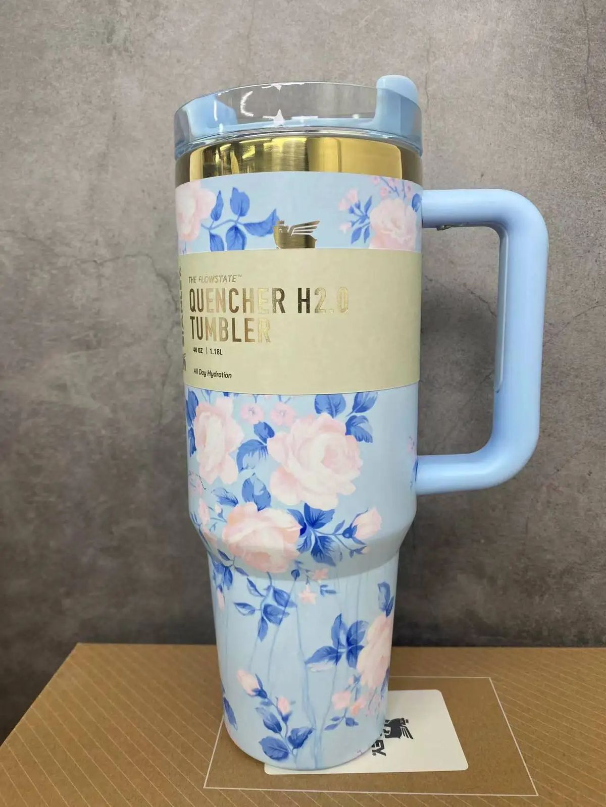 Stanley x Love Shack Fancy - Tumbler Quencher Blue 40oz