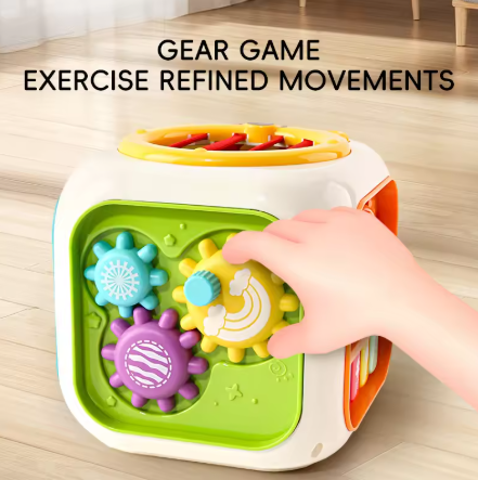 6- in-1 Enlightenment Cube Play Educational Toy