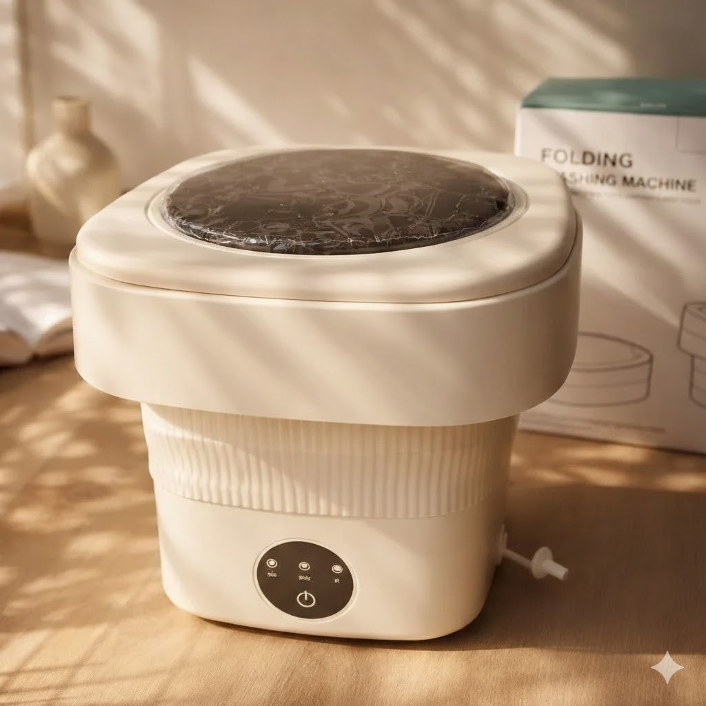 Mini Portable Washine Machine White
