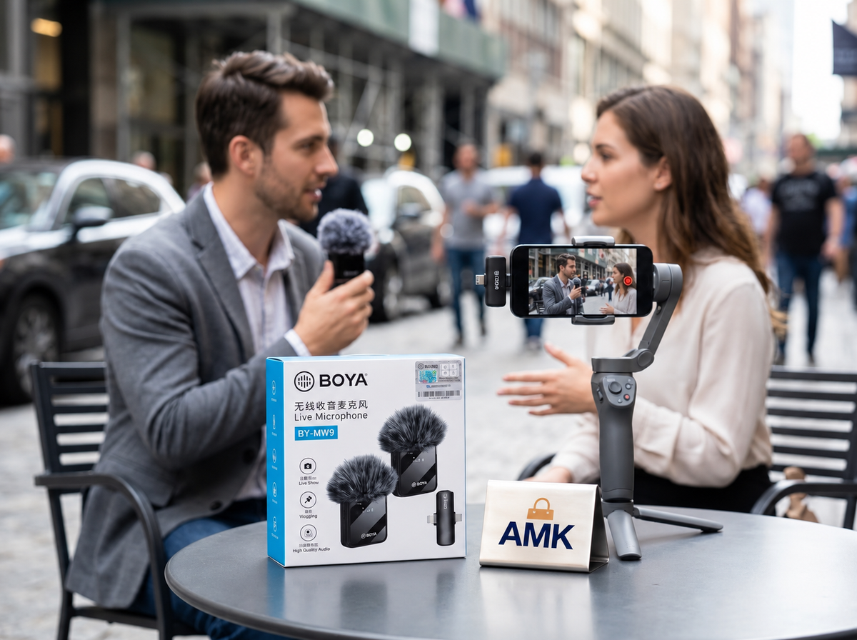Boya BY-MW9 Dual Wireless Live Microphone
