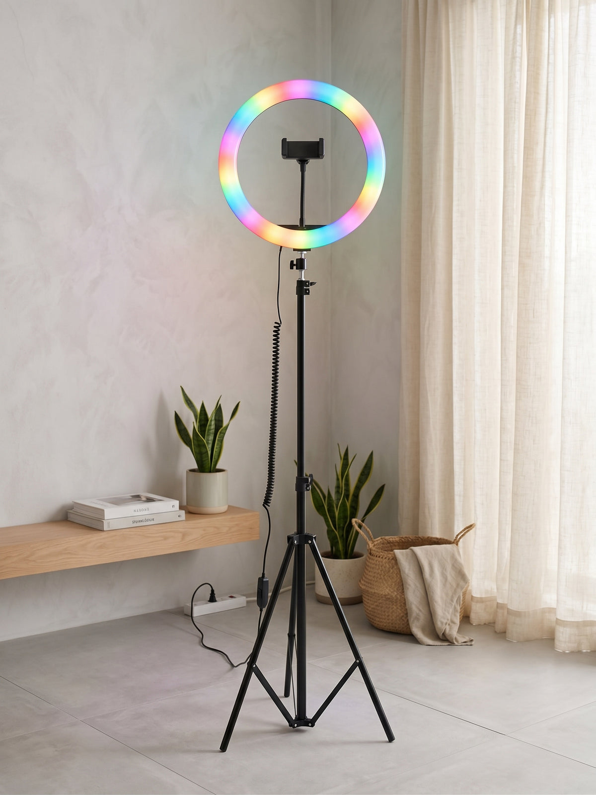 RGB Professional Led Ringlight with 7ft Tripod Stand