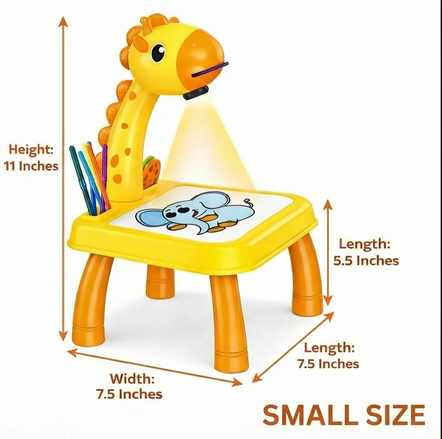 3 In 1 Kids educational Drawing Projector Table - Small size