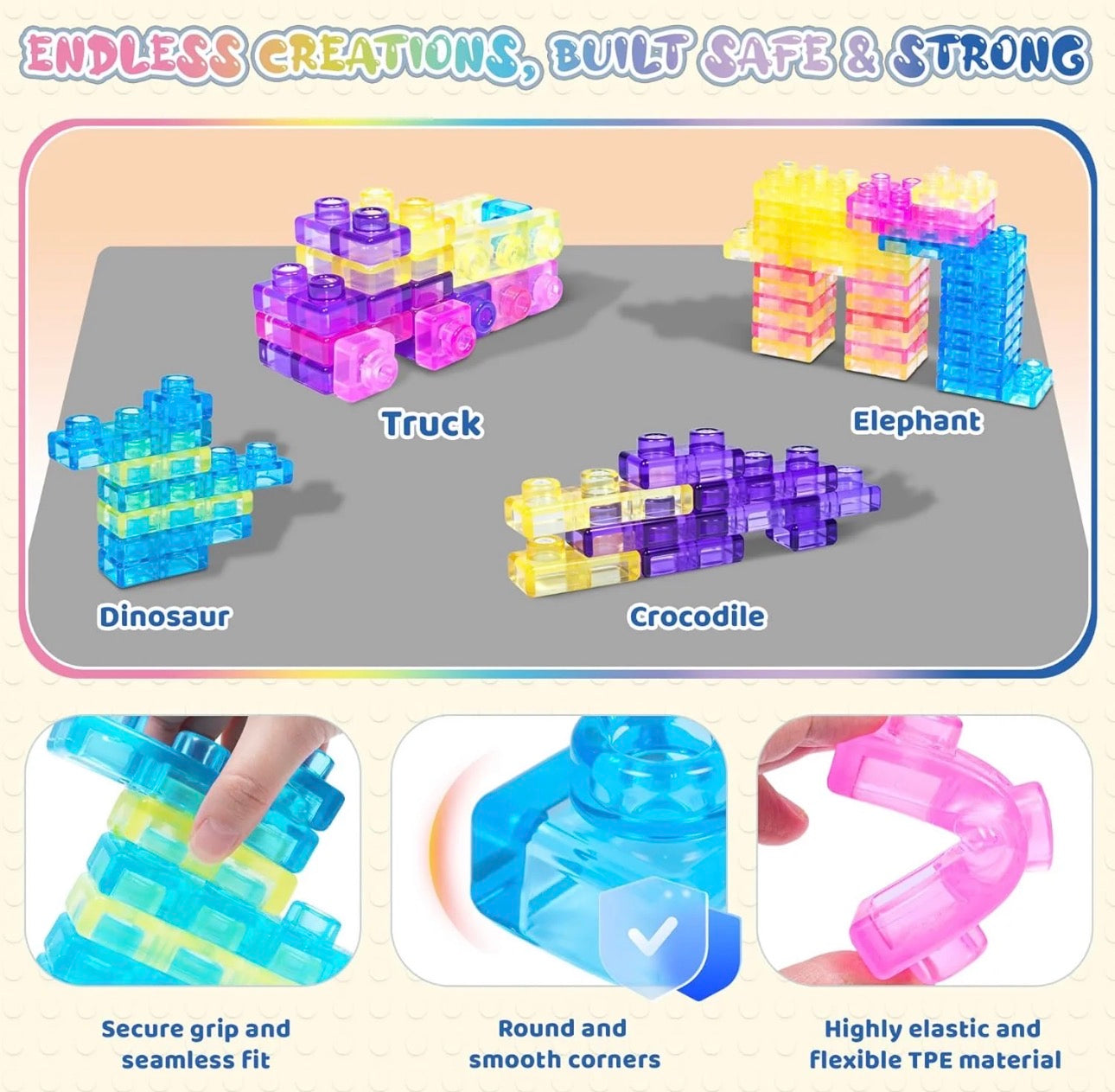 Sensory Soft Gummy Blocks