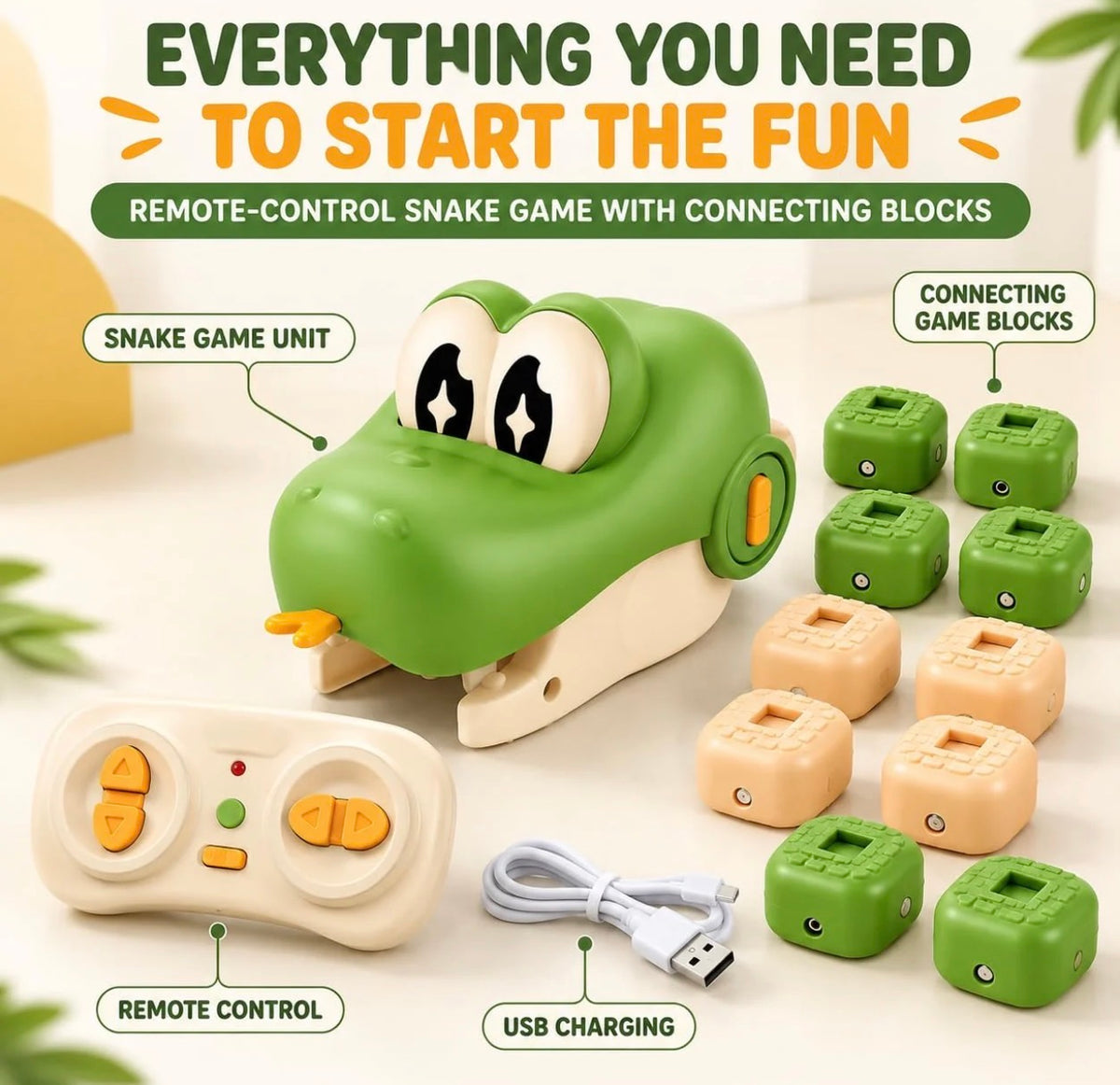 Remote Control Snake Toy For Kids