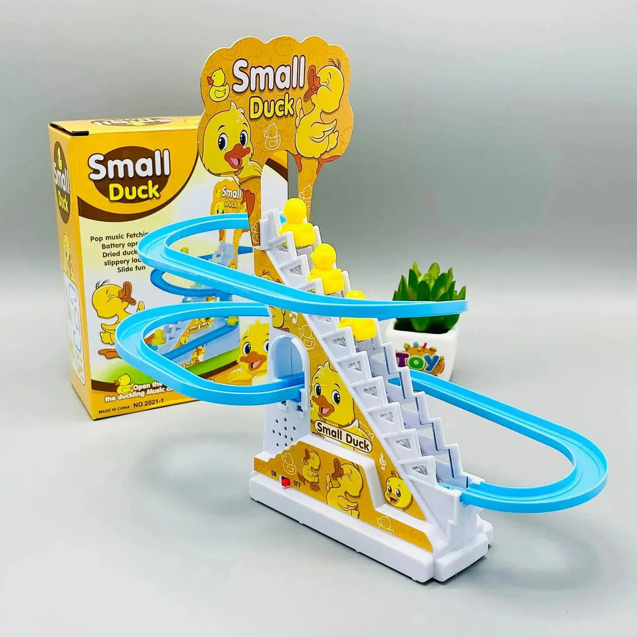 Small Ducks Climbing Stairs Toy