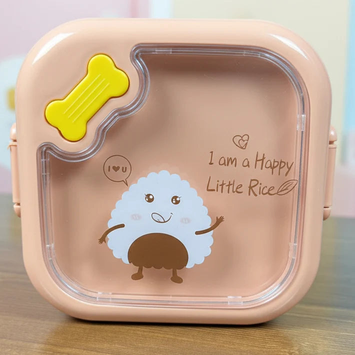 Snack Bowl & Lunch Box With Compartments For Kids