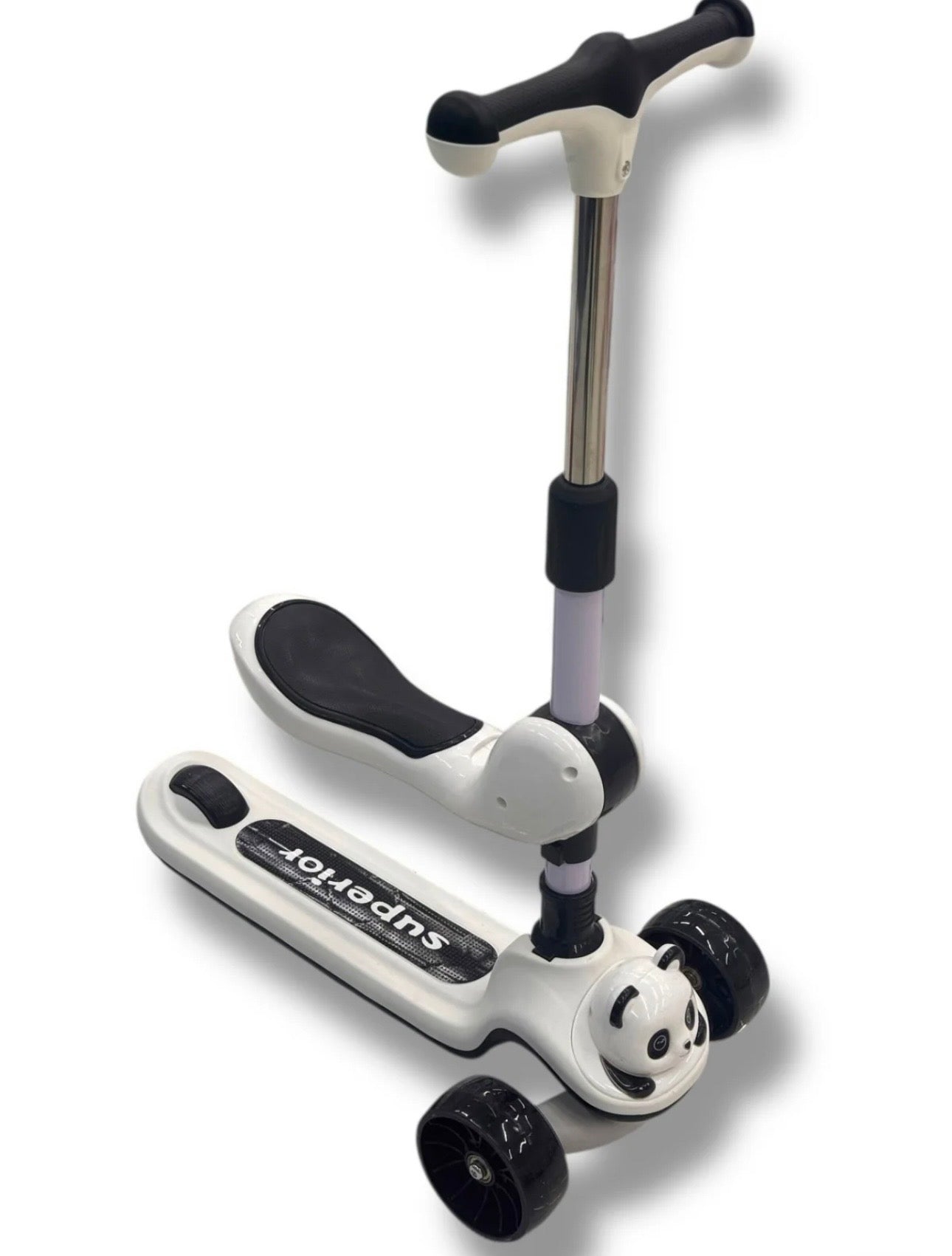 Baby Kids Scooty Wheel Outdoor 3 Wheels 2 In 1 Kick And Foot Scooty