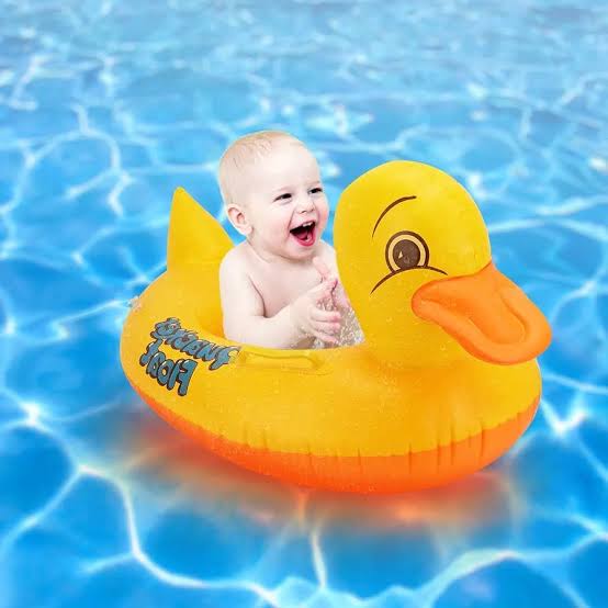 Cute Duck Shape Swimming Tube For Kids