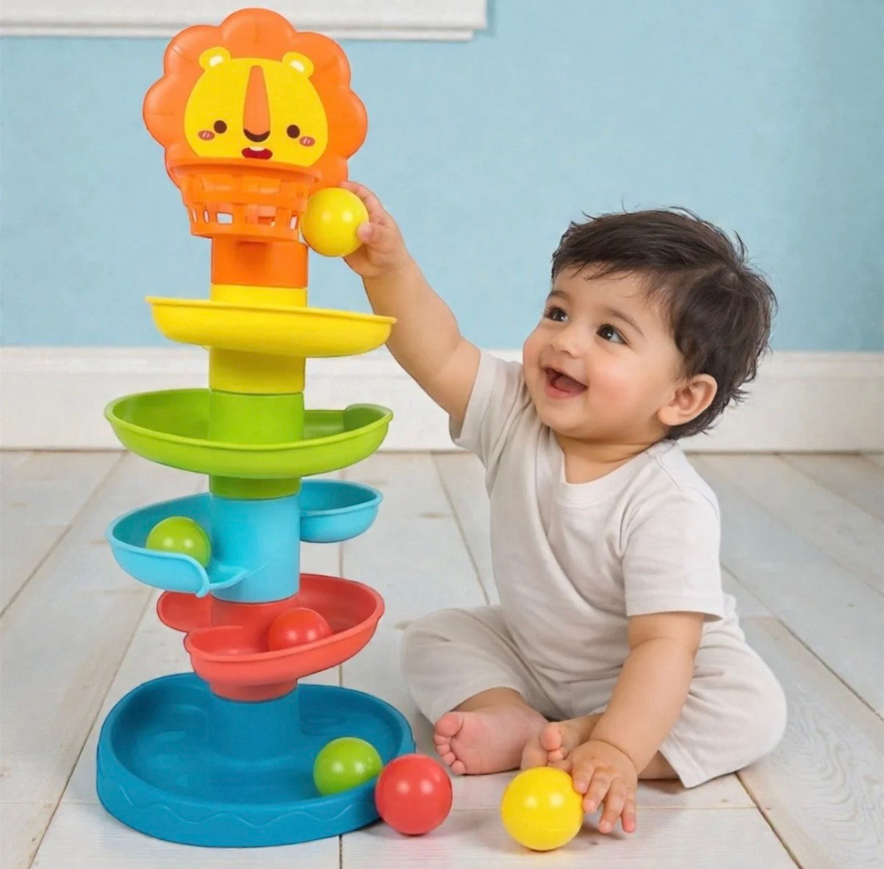 Roll Ball Tower- Early Learning Toy