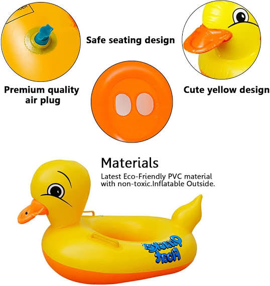 Cute Duck Shape Swimming Tube For Kids