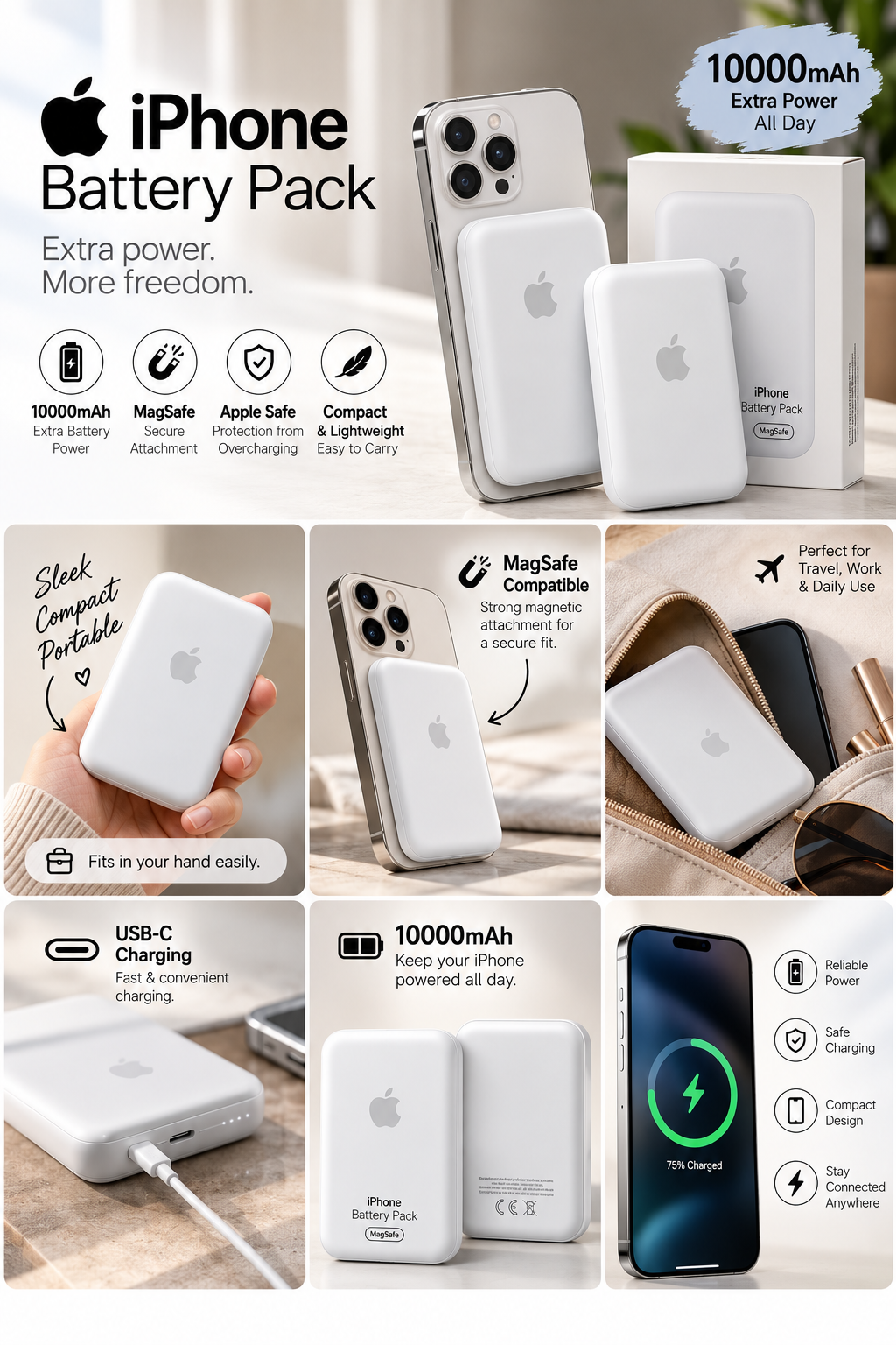 iPhone MagSafe Battery Pack 10000mAh