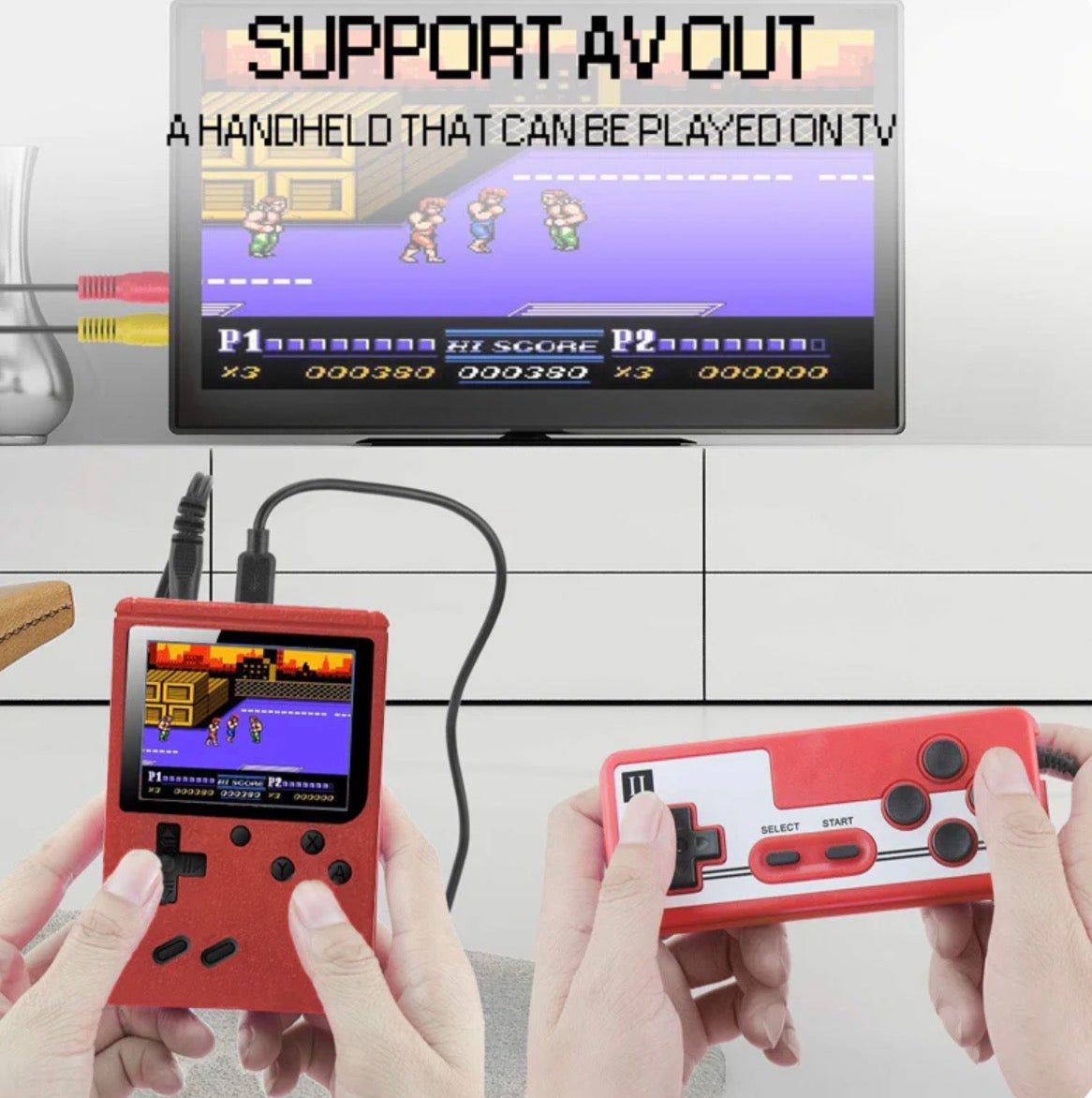 Handheld Game Console with 400 in 1 Classical Game