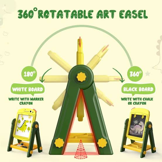 Art Easel Dual Sided Magnetic Drawing Board