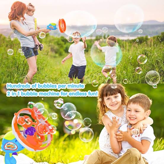 Dinosaur Bubble Blower Machine Gun
