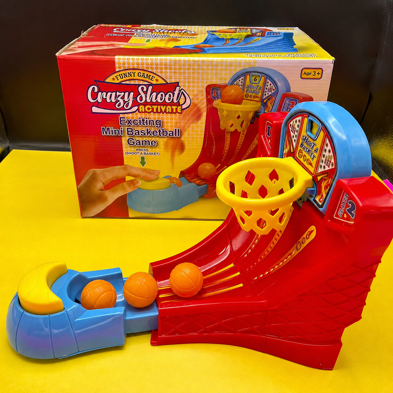 Crazy Shoot Activate - Basketball Mini Fun Toy Game