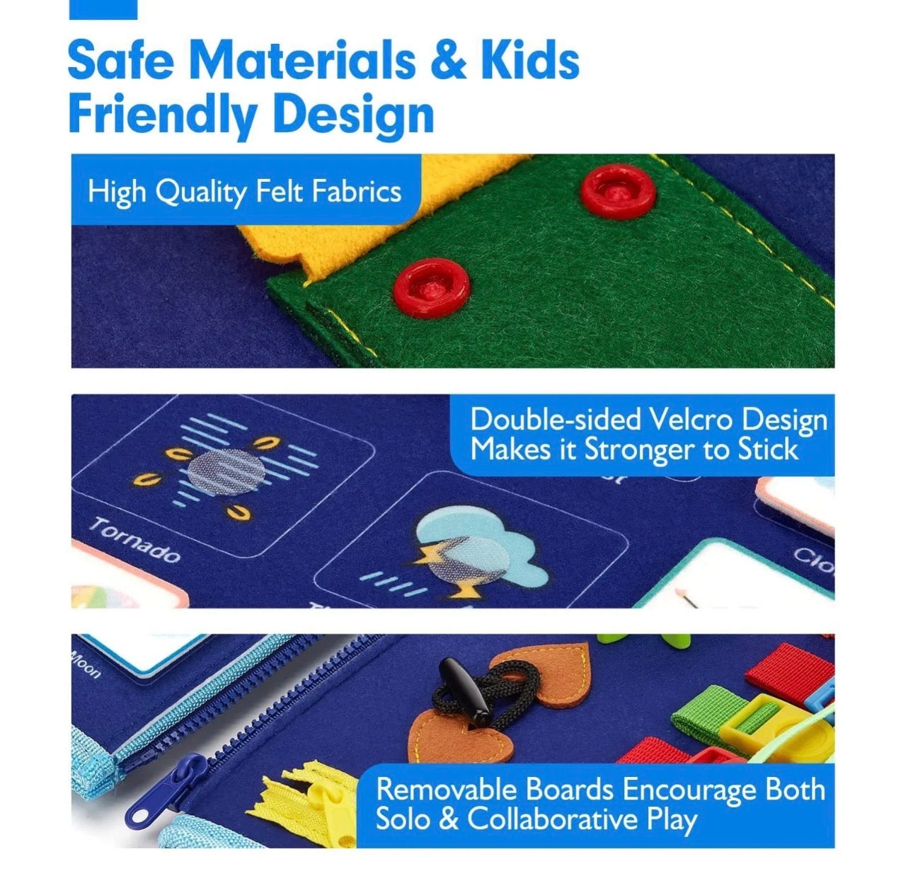 Montessori Toddler Activity Busy Book
