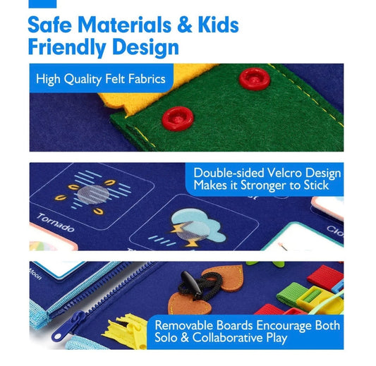 Montessori Toddler Activity Busy Book