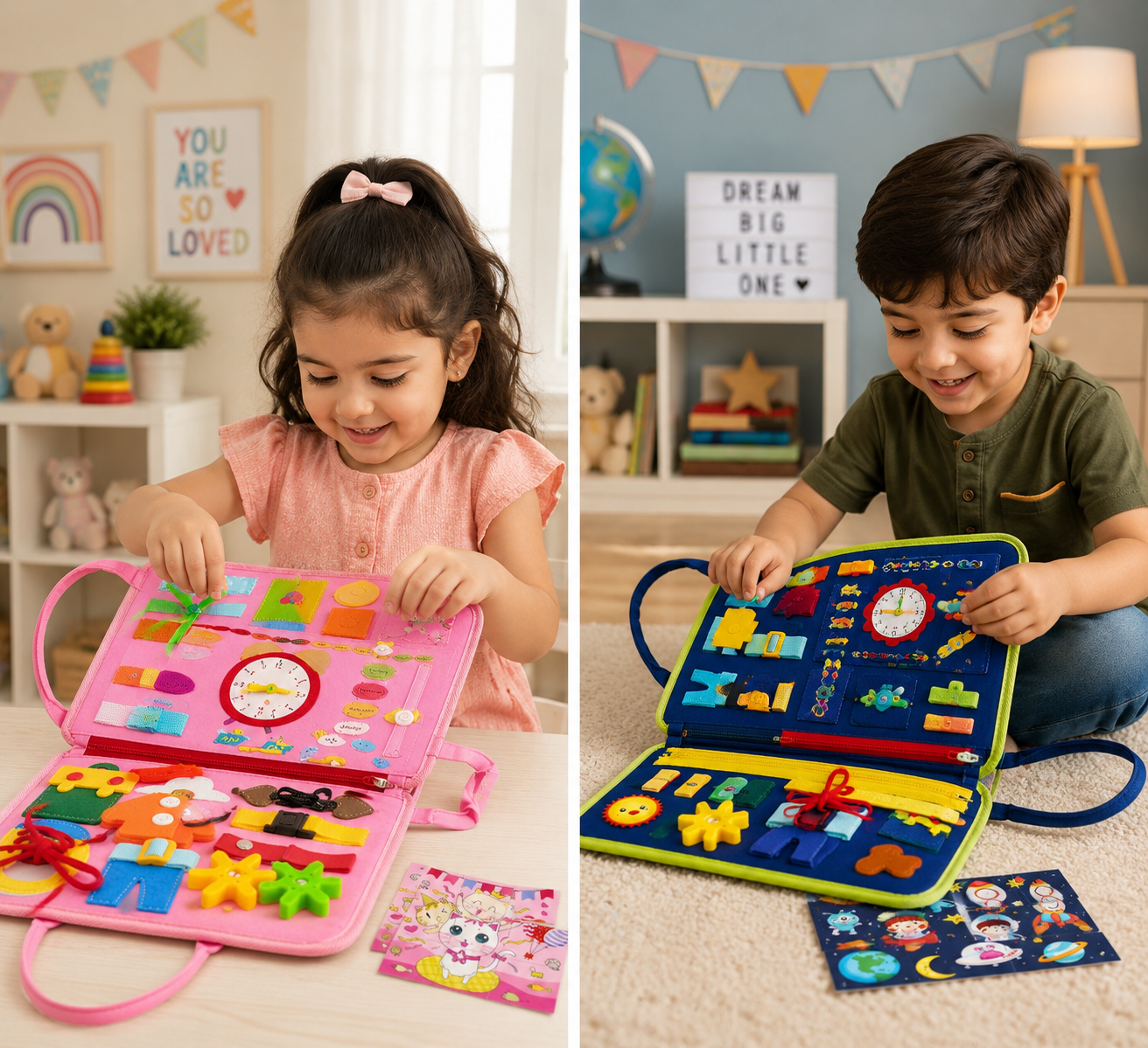 Montessori Toddler Activity Busy Book