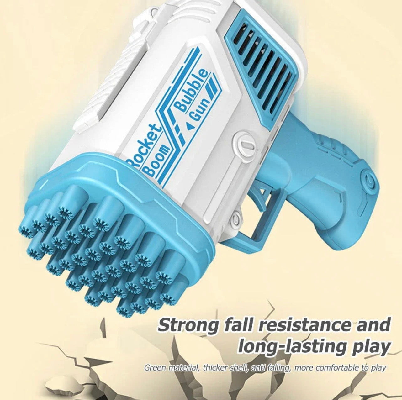 Bubble Machine Gun 36 Holes Blaster For Kids
