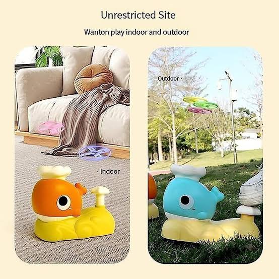 Whale Flying Disc Launcher Toy