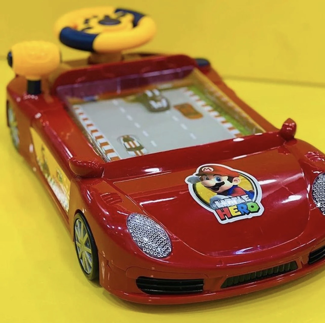 Super Mario Theme Simulation Car Steering Wheel Game