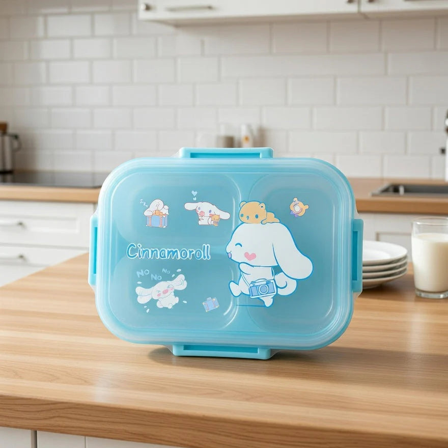Three Compartment Stainless Steel Lunch Box