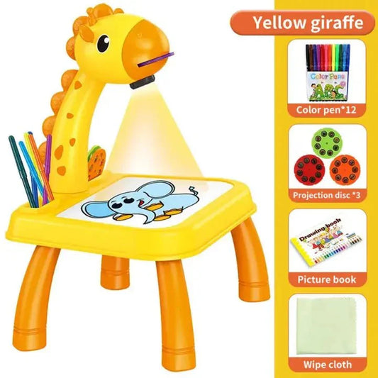 3 In 1 Kids educational Drawing Projector Table - Small size