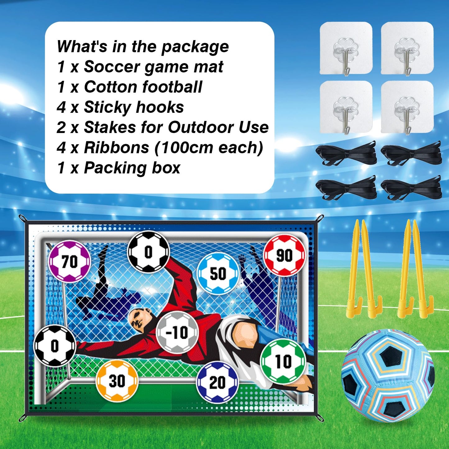 Kids Sticky Soccer Ball Game