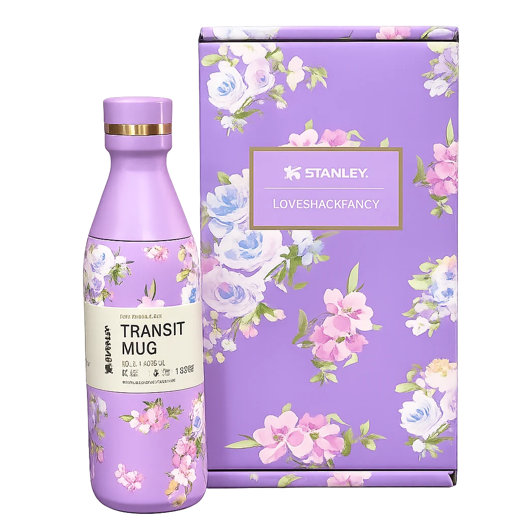 Stanley x LoveShackFancy All Day Slim Bottle – 16oz Floral Collection