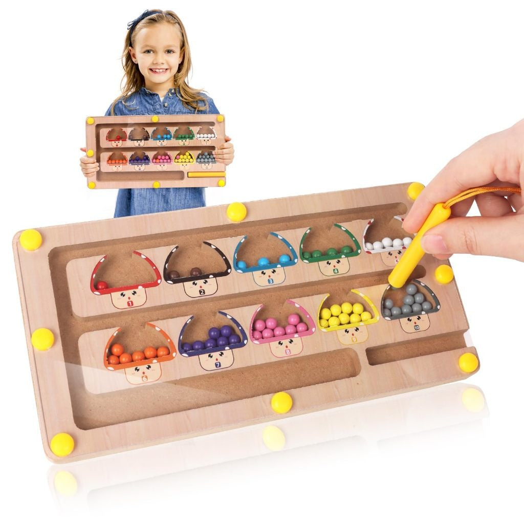 Wooden Color Sorting Game