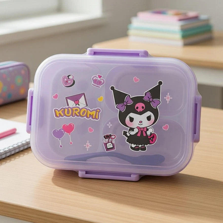 Three Compartment Stainless Steel Lunch Box