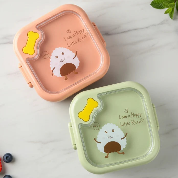 Snack Bowl & Lunch Box With Compartments For Kids