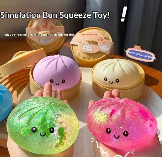 Viral Dumpling Glitter Squishy
