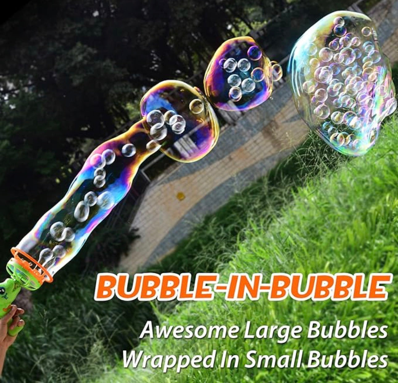 Dinosaur Bubble Blower Machine Gun