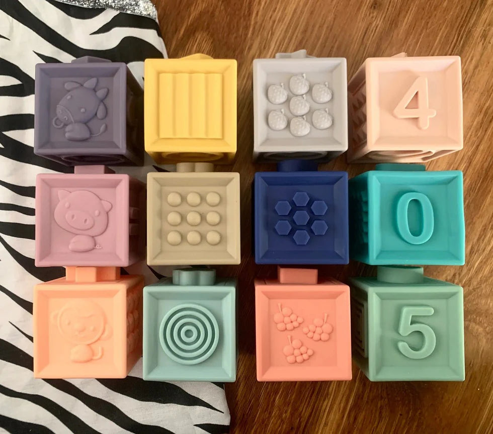Small Soft Building Blocks Numbers and Shapes For Kids